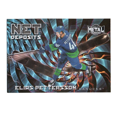 2020-21 Metal Universe Net Deposits #ND15 Elias Pettersson (40-X239-CANUCKS)