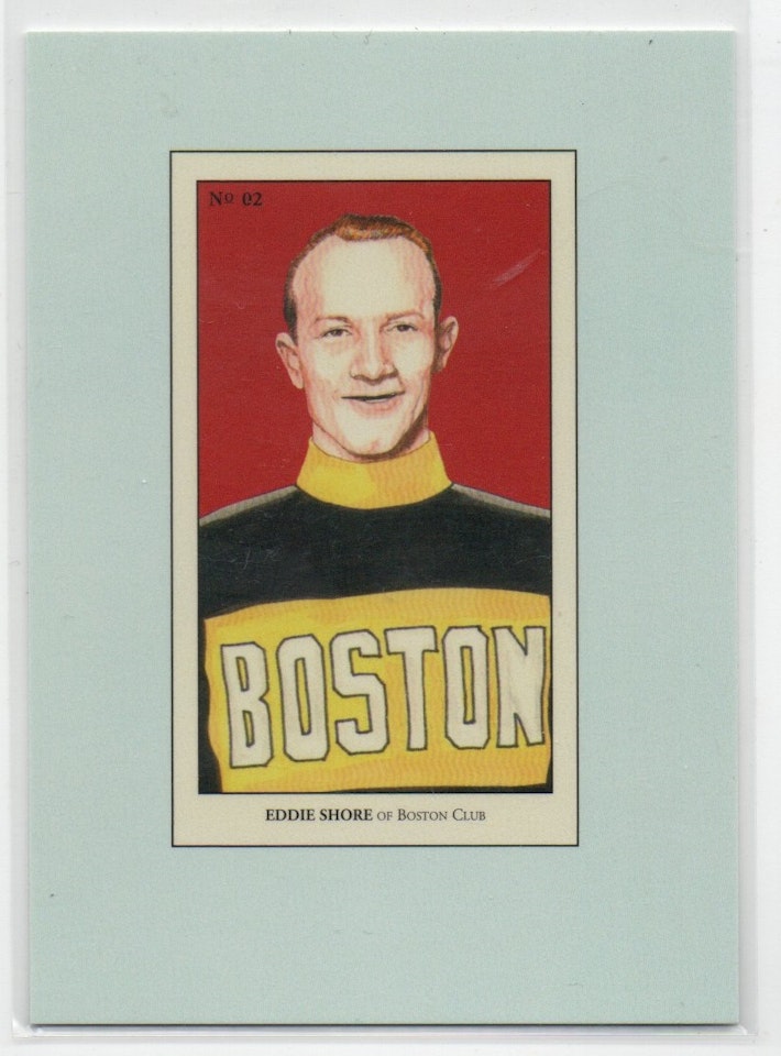 2010-11 ITG 100 Years of Card Collecting #2 Eddie Shore HP (20-X335-BRUINS)