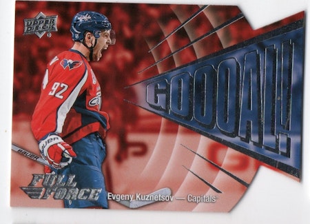 2015-16 Upper Deck Full Force Goooal #GEK Evgeny Kuznetsov (15-X335-CAPITALS)