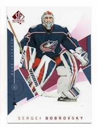 2018-19 SP Authentic Limited Red #23 Sergei Bobrovsky (10-X338-BLUEJACKETS)