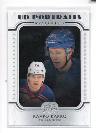 2019-20 Upper Deck UD Portraits #P51 Kaapo Kakko (25-X338-RANGERS)