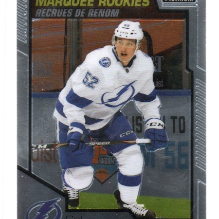 2020-21 O-Pee-Chee Platinum #191 Cal Foote RC (10-X290-LIGHTNING)