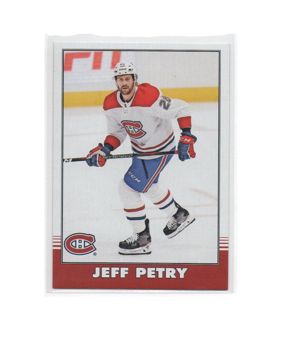 2020-21 O-Pee-Chee Retro #328 Jeff Petry (10-X209-CANADIENS)