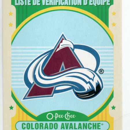 2020-21 O-Pee-Chee Retro #558 Colorado Avalanche CL (10-X302-AVALANCHE)
