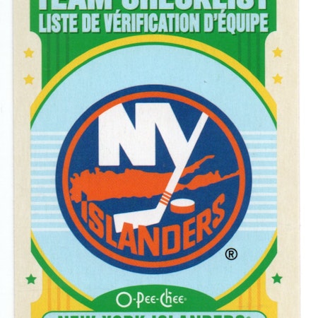 2020-21 O-Pee-Chee Retro #569 New York Islanders CL (10-X302-ISLANDERS)