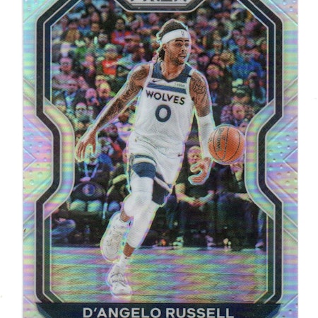 2020-21 Panini Prizm Prizms Silver #95 D'Angelo Russell (15-X328-NBATIMBERWOLVES)