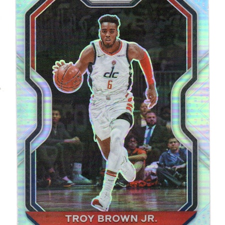 2020-21 Panini Prizm Prizms Silver #127 Troy Brown Jr. (12-X328-NBAWIZARDS)