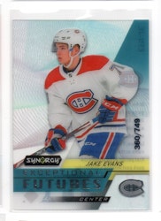 2020-21 Synergy Exceptional Futures #EFSJE Jake Evans (15-X316-CANADIENS)