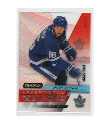 2020-21 Synergy Exceptional Young Stars #EY21 Mitch Marner (50-X74-MAPLE LEAFS)