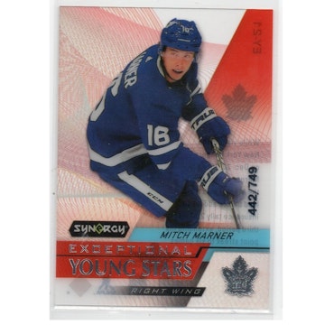 2020-21 Synergy Exceptional Young Stars #EY21 Mitch Marner (50-X74-MAPLE LEAFS)