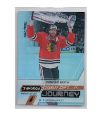 2020-21 Synergy Stanley Cup Journey Winning the Cup #CJDK Duncan Keith (20-X70-BLACKHAWKS)