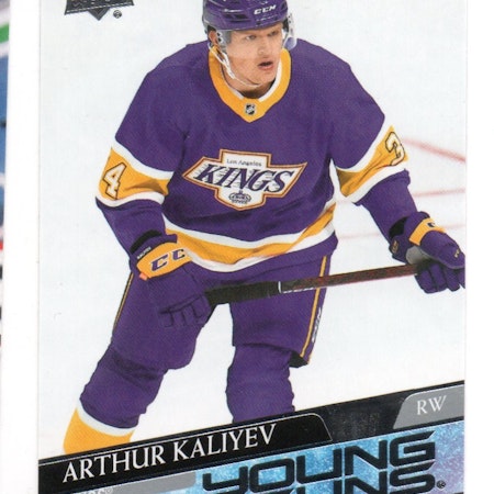 2020-21 Upper Deck #701 Arthur Kaliyev YG RC (100-X304-NHLKINGS)