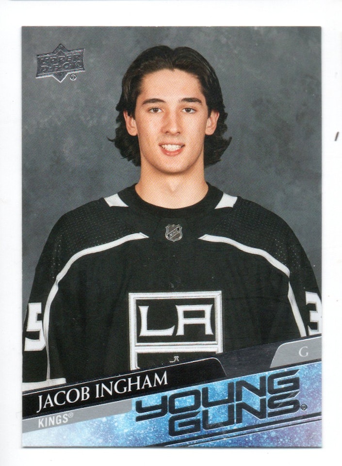 2020-21 Upper Deck #706 Jacob Ingham YG RC (25-X305-NHLKINGS)