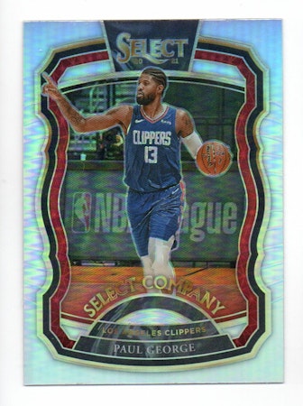 2020-21 Select Company Prizms Silver #23 Paul George (25-X319-NBACLIPPERS)