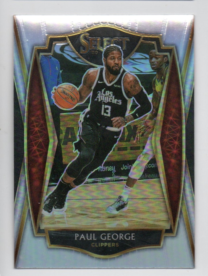 2020-21 Select Prizms Silver #156 Paul George (20-X309-NBACLIPPERS)