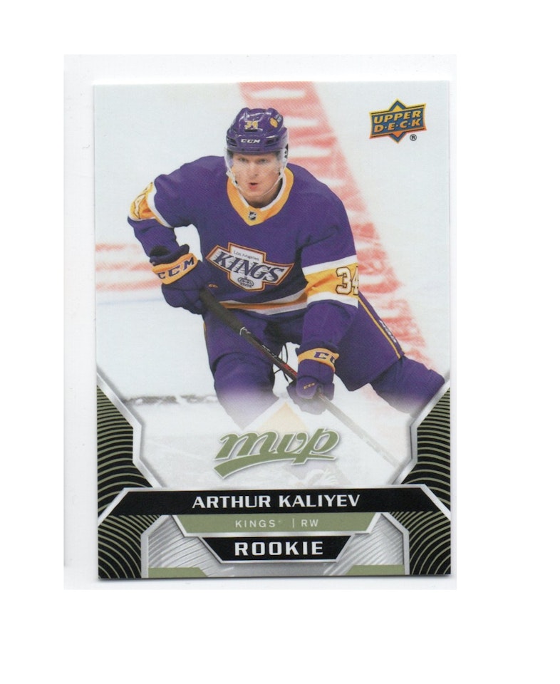 2020-21 Upper Deck MVP #276 Arthur Kaliyev RC (25-X261-NHLKINGS)