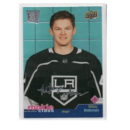 2020-21 Upper Deck Rookie Class SE #RC7 Mikey Anderson (25-X222-NHLKINGS)