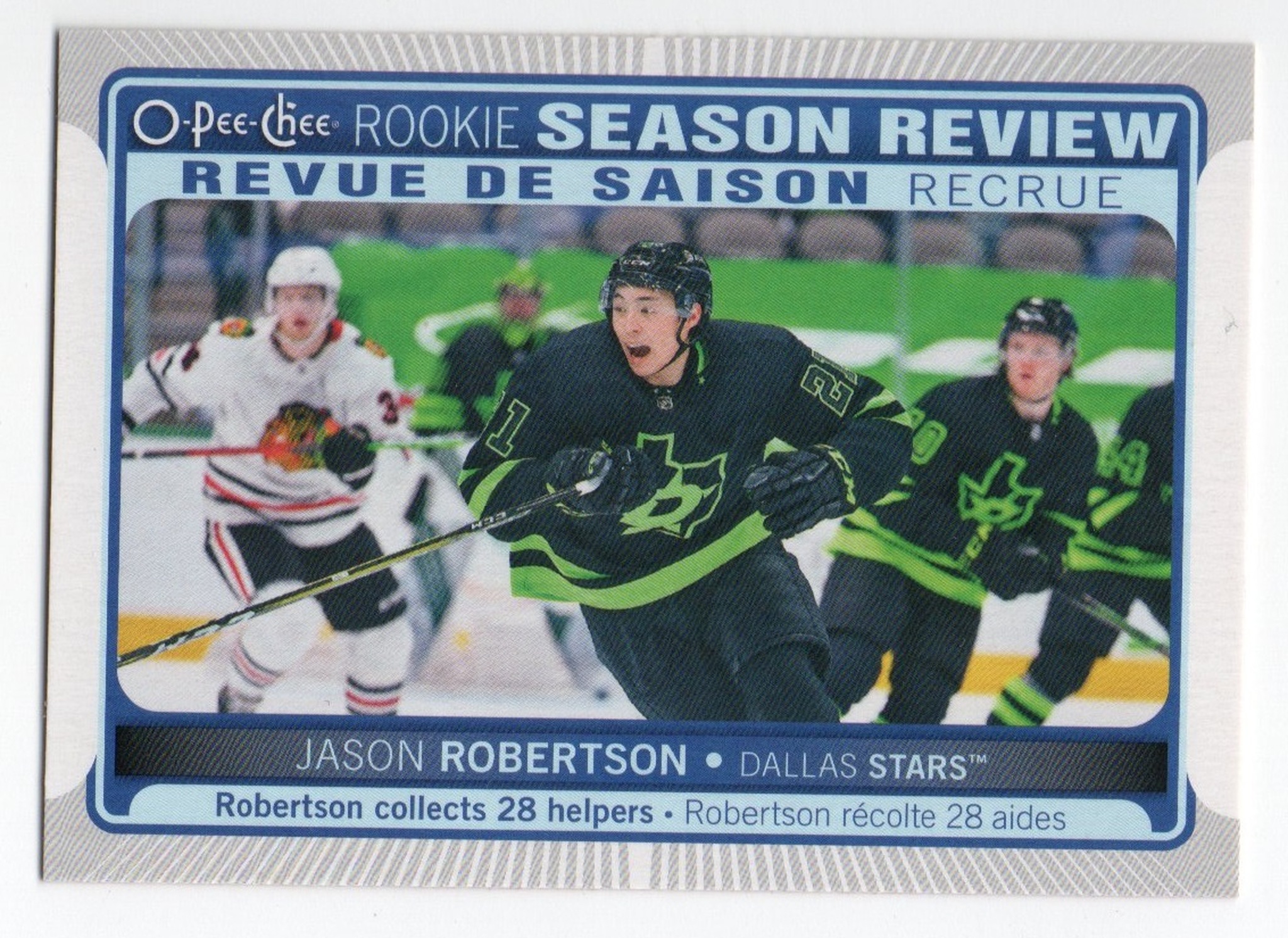 2021-22 O-Pee-Chee #545 Jason Robertson (10-X307-NHLSTARS)
