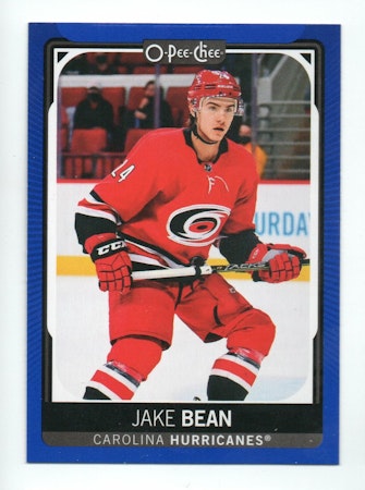 2021-22 O-Pee-Chee Blue #322 Jake Bean (10-X302-HURRICANES)