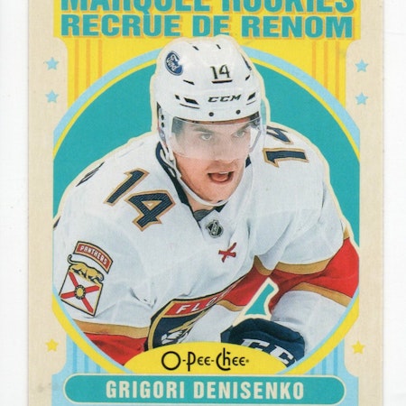 2021-22 O-Pee-Chee Retro #533 Grigori Denisenko (25-X307-NHLPANTHERS)