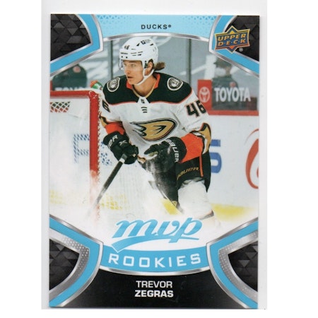 2021-22 Upper Deck MVP #249 Trevor Zegras SP RC (100-X278-DUCKS)