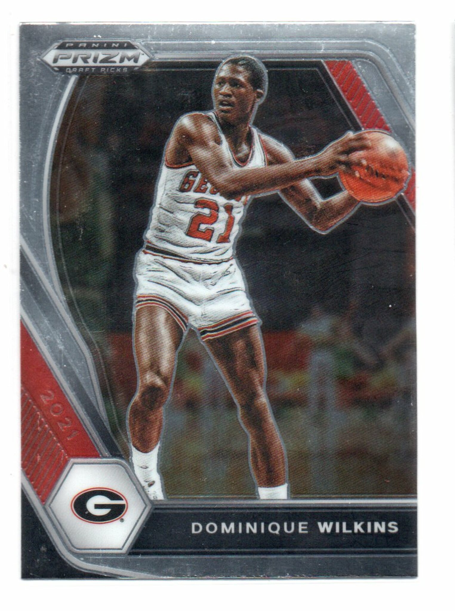 2021-22 Panini Prizm Draft Picks #93 Dominique Wilkins (5-X337-NBAHAWKS)