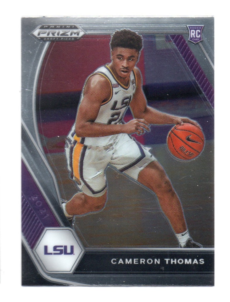 2021-22 Panini Prizm Draft Picks #18 Cameron Thomas (10-X337-NBANETS)