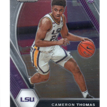 2021-22 Panini Prizm Draft Picks #18 Cameron Thomas (10-X337-NBANETS)