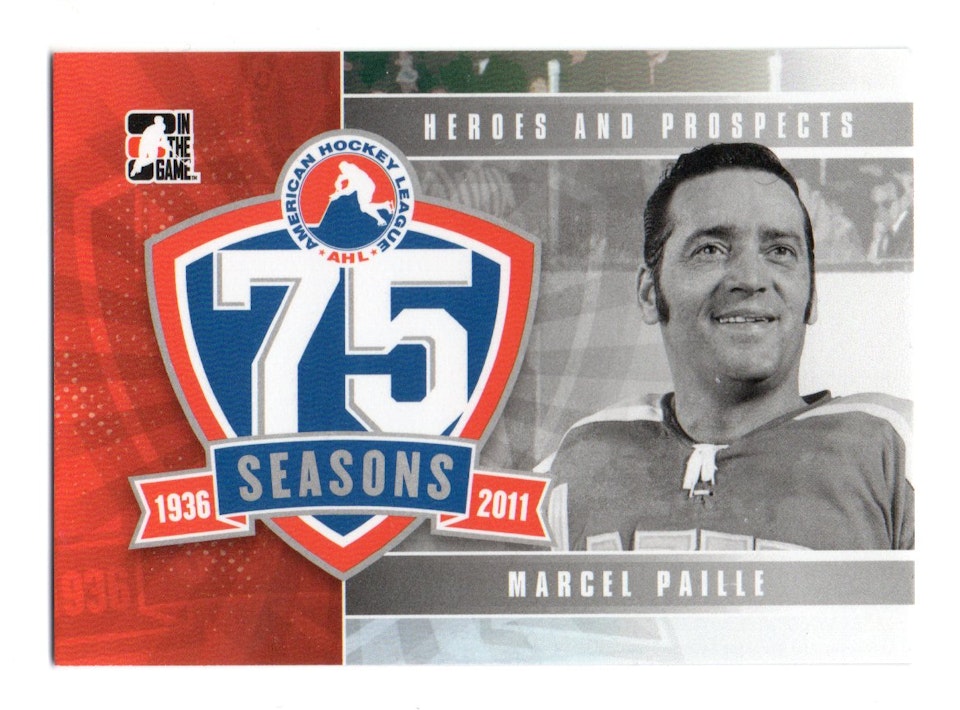 2010-11 ITG Heroes and Prospects AHL 75th Anniversary #AHLA23 Marcel Paille (20-X339-AHL)