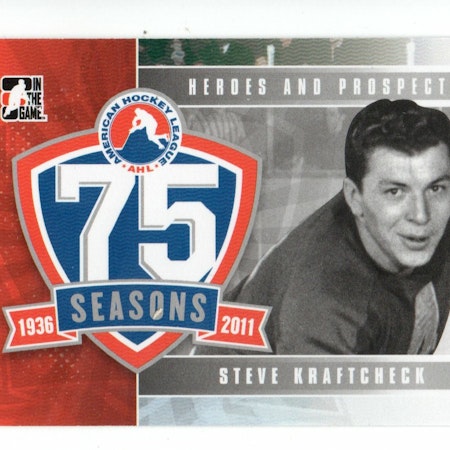 2010-11 ITG Heroes and Prospects AHL 75th Anniversary #AHLA31 Steve Kraftcheck (20-X339-AHL)