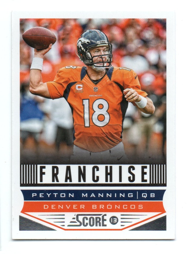 2013 Score #276 Peyton Manning F (10-X341-NFLBRONCOS)