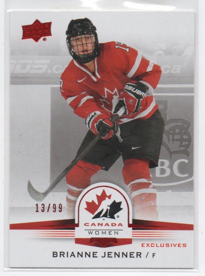 2014-15 Upper Deck Team Canada Juniors Red #140 Brianne Jenner (30-X341-CANADA)