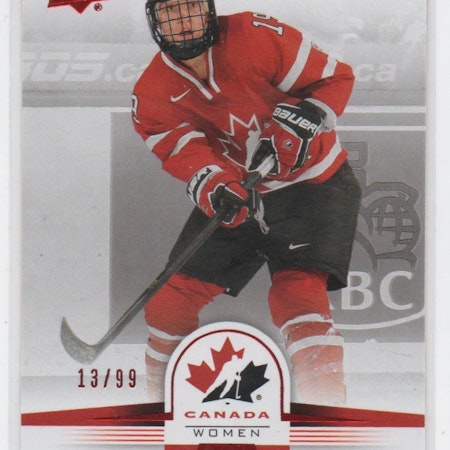 2014-15 Upper Deck Team Canada Juniors Red #140 Brianne Jenner (30-X341-CANADA)