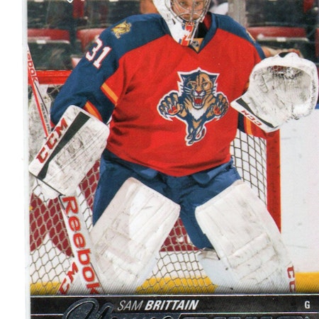 2015-16 Upper Deck #494 Sam Brittain YG RC (20-X338-NHLPANTHERS)