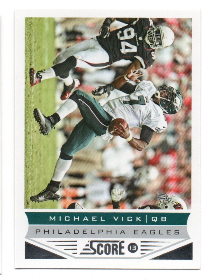 2013 Score #158 Michael Vick (5-X105-NFLEAGLES)