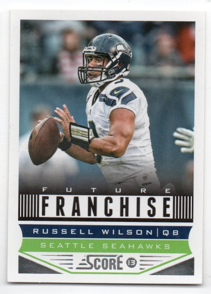2013 Score #327 Russell Wilson FF (10-X107-NFLSEAHAWKS)