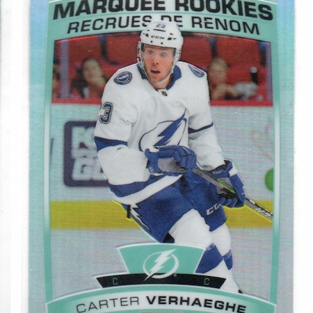 2019-20 O-Pee-Chee Platinum Rainbow #155 Carter Verhaeghe (15-X109-LIGHTNING)