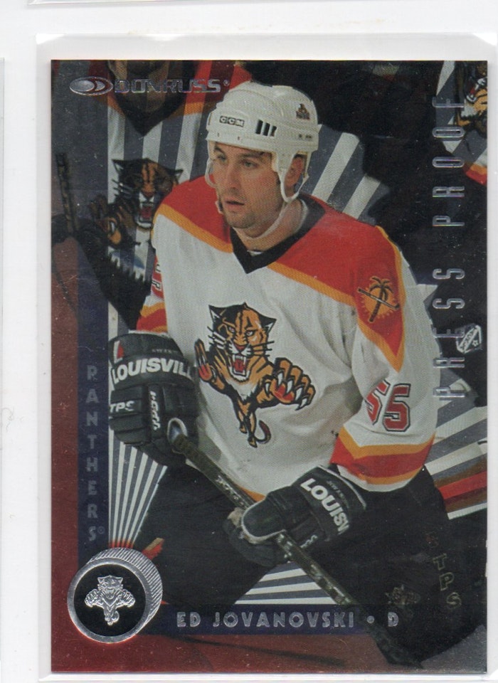 1997-98 Donruss Press Proofs Silver #144 Ed Jovanovski (15-X232-NHLPANTHERS)