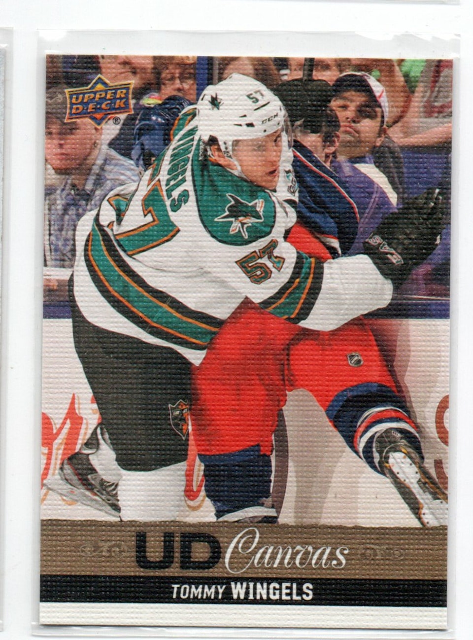 2013-14 Upper Deck Canvas #C87 Tommy Wingels (10-X227-SHARKS)