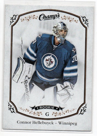 2015-16 Upper Deck Champ's #264 Connor Hellebuyck SP RC (40-X227-NHLJETS)