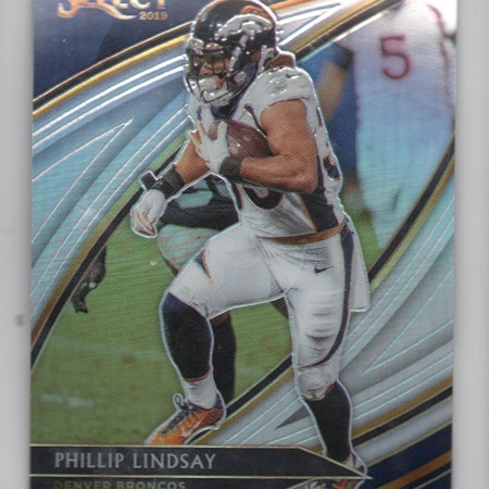 2019 Select Prizm Silver #276 Phillip Lindsay (20-X253-NFLBRONCOS)