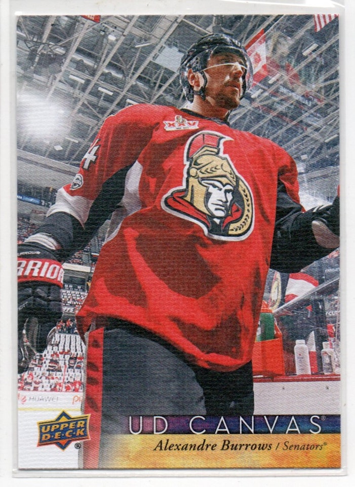 2017-18 Upper Deck Canvas #C62 Alexandre Burrows (10-X251-SENATORS)