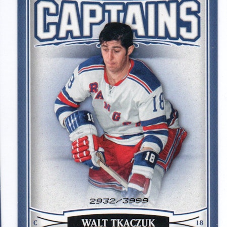 2006-07 Parkhurst #218 Walt Tkaczuk (15-X276-RANGERS)