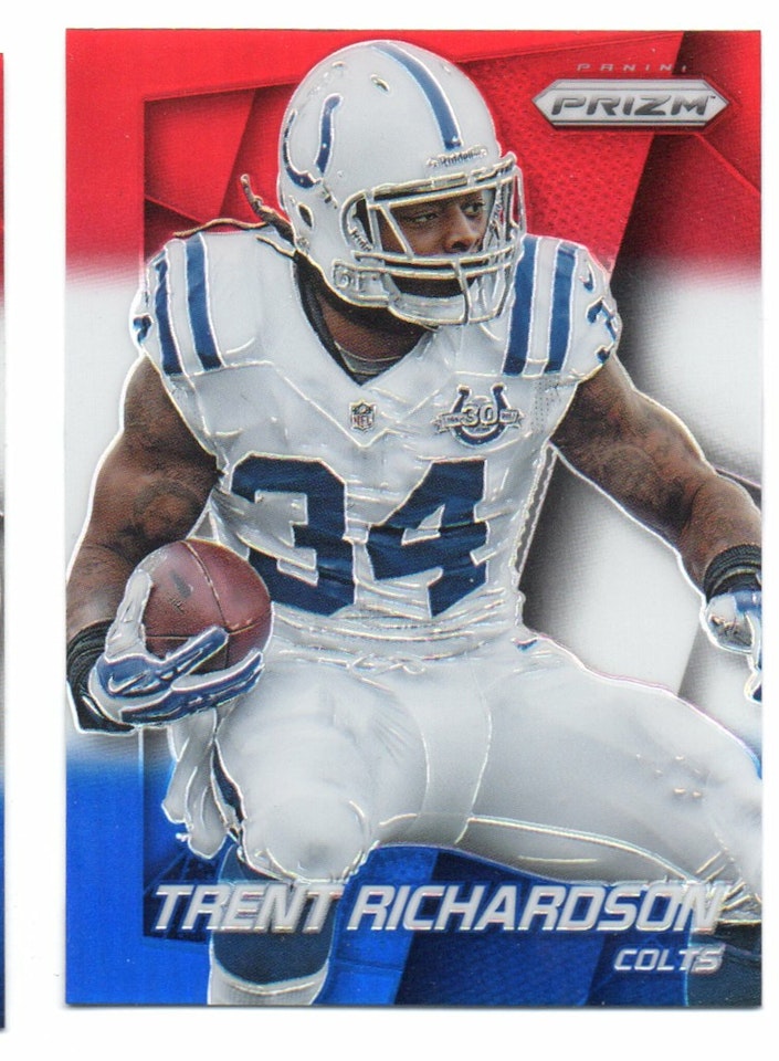 2014 Panini Prizm Prizms Red White and Blue #94 Trent Richardson (25-X264-NFLCOLTS)