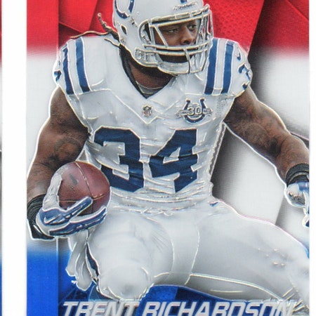 2014 Panini Prizm Prizms Red White and Blue #94 Trent Richardson (25-X264-NFLCOLTS)