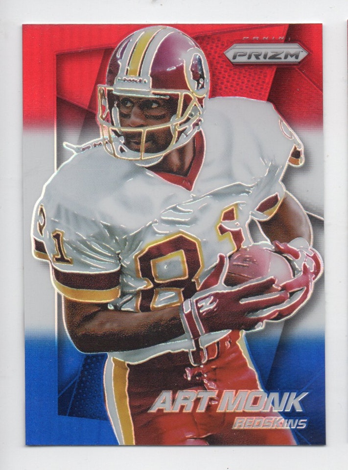 2014 Panini Prizm Prizms Red White and Blue #165 Art Monk (30-X257-NFLREDSKINS)