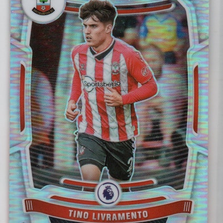 2021-22 Panini Prizm English Premier League Prizms Silver #120 Tino Livramento (25-X342-SOCCERSOUTHAMPTON)