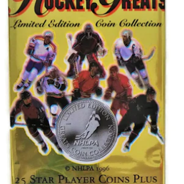 1996-97 Hockey Greats Limited Edition Coin Collection (Löspaket)