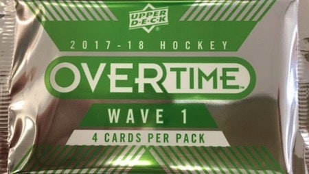 2017-18 Upper Deck Overtime Wave 1 (Löspaket)