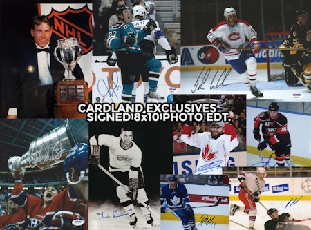 2024-25 Cardland Exclusives Signed 8x10 Photo Edt (1 autograf per paket)
